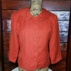 East 5th Button Down Jacket Size Small Salmon Color